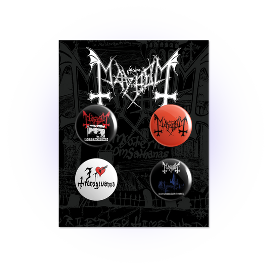 Mayhem (4 Design) Button Set