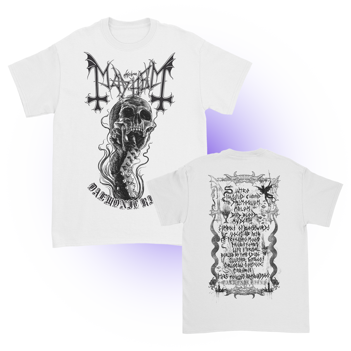 Mayhem (Gauntlet White) T-Shirt