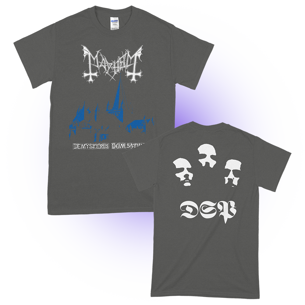 Mayhem (Blue De Mysteriis Dom Sathanas Charcoal) T-Shirt