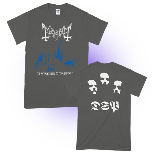 Mayhem (Blue De Mysteriis Dom Sathanas Charcoal) T-Shirt