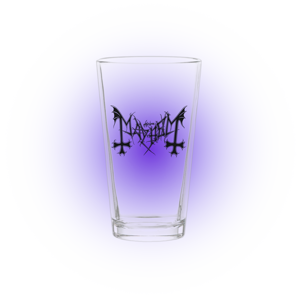 Mayhem (Logo) Pint Glass
