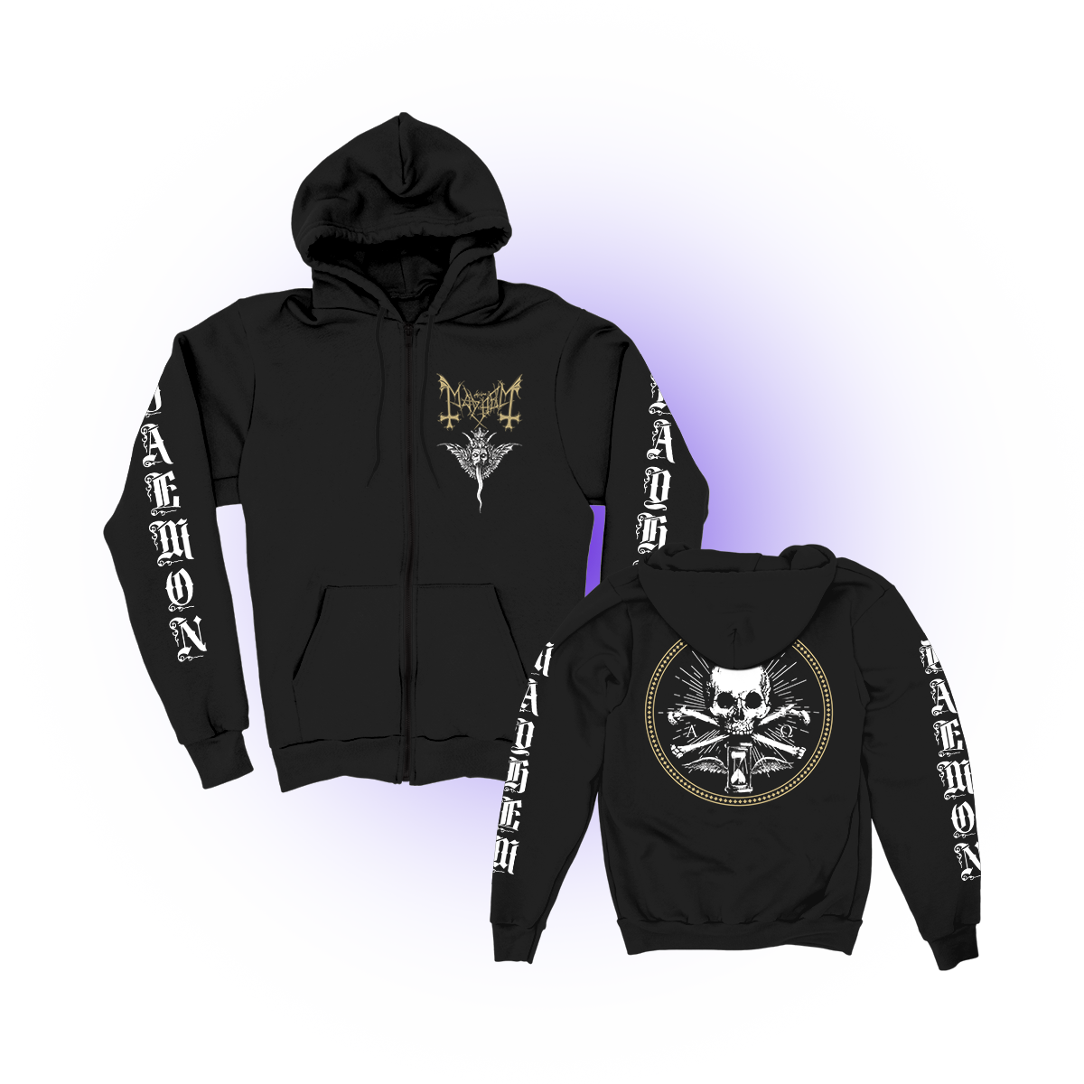 Mayhem (Winged Demon) Zip-Hood