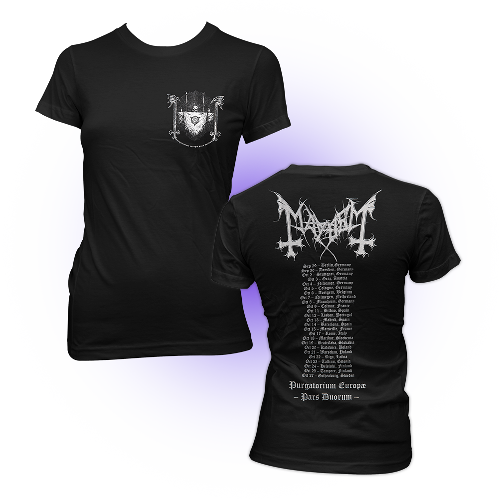 Mayhem (Altar EU Tour 2017) Girl Fitted T-Shirt