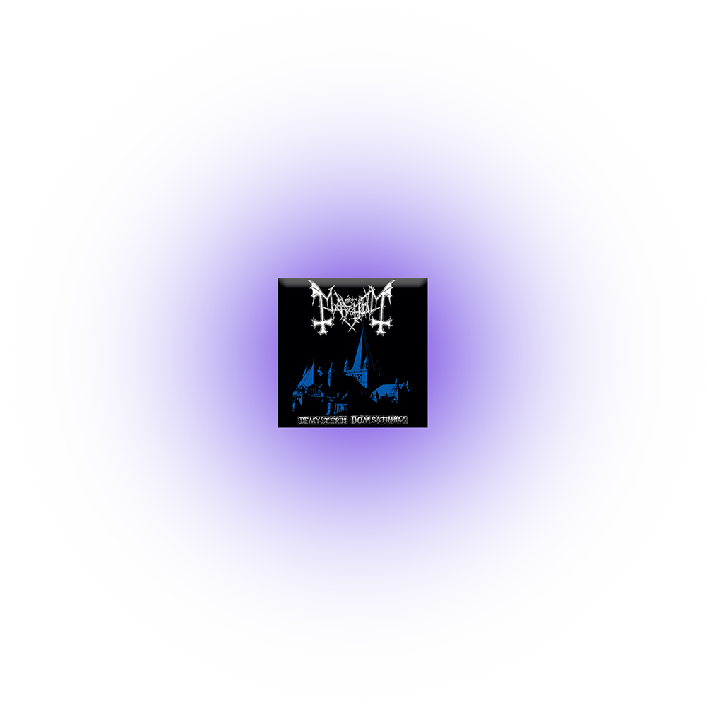 Mayhem (De Mysteriis Dom Sathanas) Square Enamel Pin