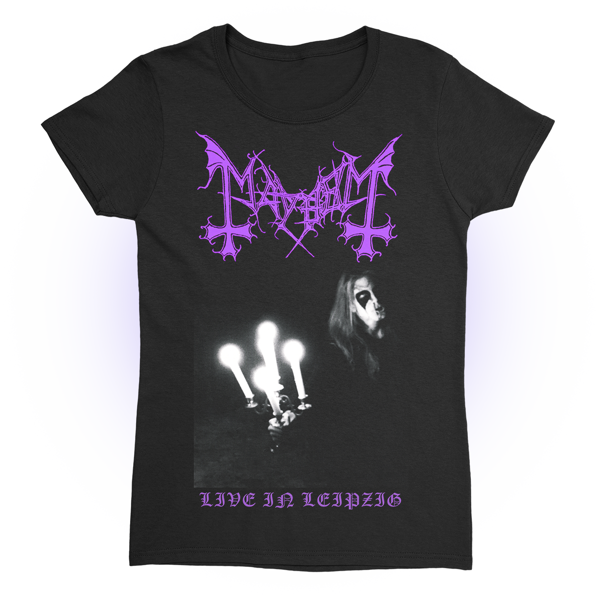 Mayhem (Live In Leipzig Vintage) Fitted Girl T-Shirt